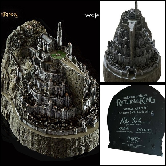 LORD OF THE RINGS MINAS TIRITH DVD EXCLUSIVE COLLECTABLE SCALE CITY MODEL - RARE - Picture 1 of 16